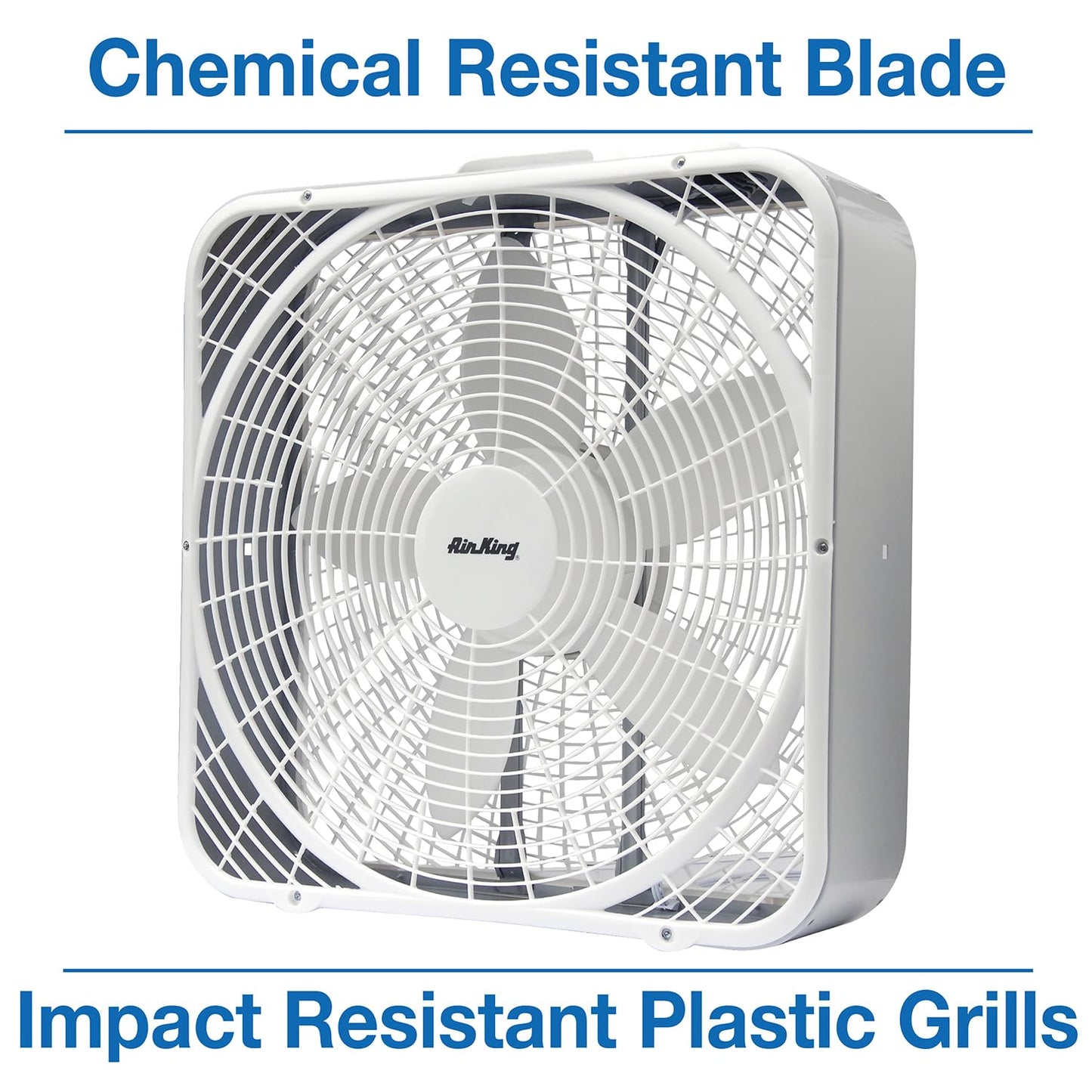 Air King 9723 20-Inch 3-Speed Box Fan , White