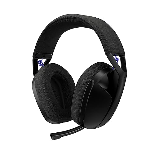 Logitech G321 Lightspeed Wireless Bluetooth Gaming Headset, Dynamic Comfort and fit, 16 kHz Boom mic, 20+ hrs Battery, PC, PS4, PS5, Nintendo Switch