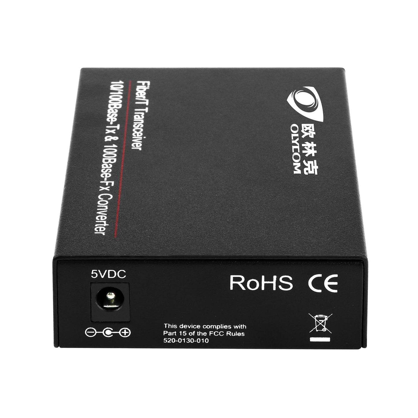 OLYCOM 10/100/1000Mb/s Fiber Optic Ethernet Transciver Gigabit Optical Converter Multimode Duplex SC to RJ45 (MM, 500m, SC)