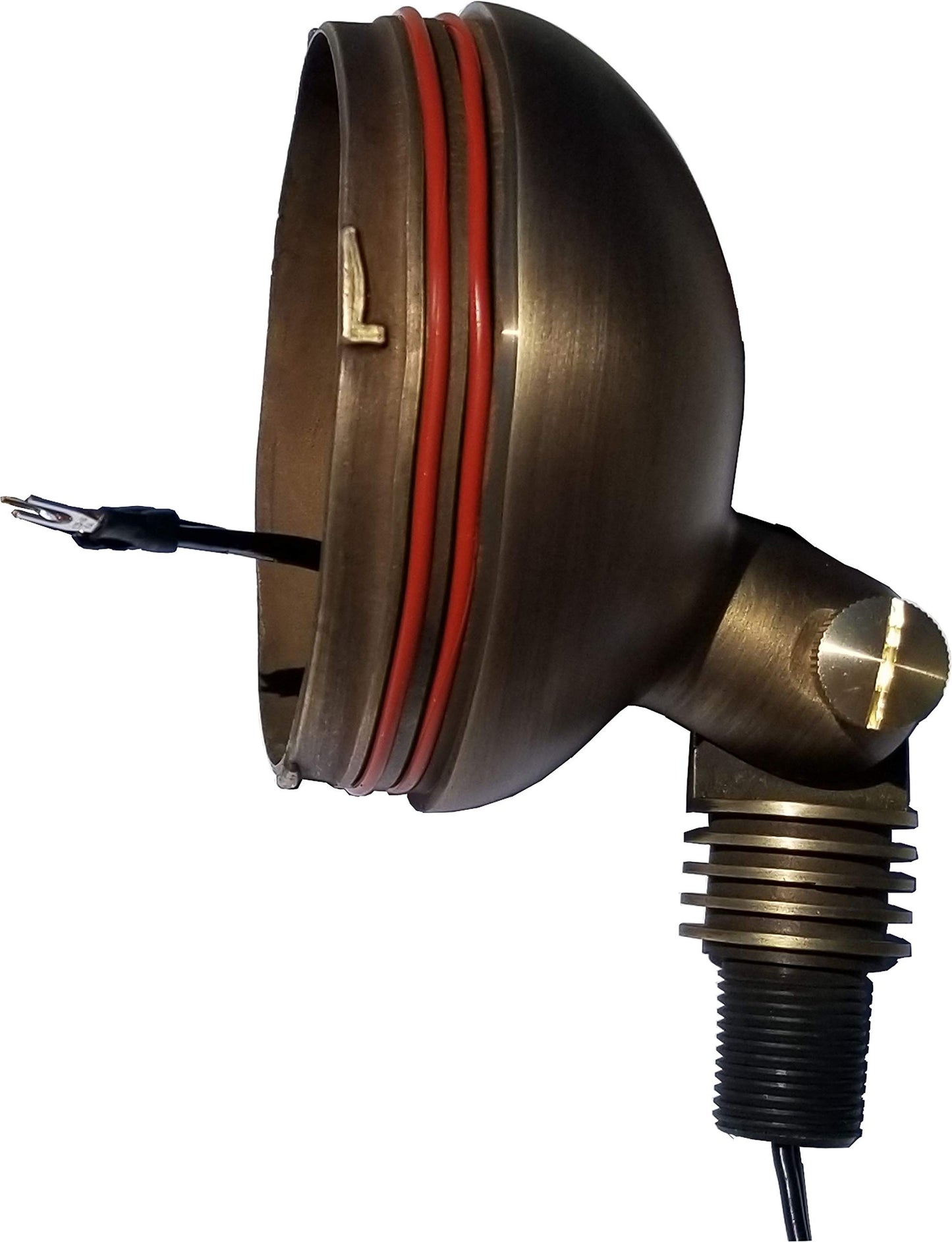 illuminous Professional Quality 12V Outdoor Landscape Light, Constructed of Solid Brass. PAR36 12V SPOT Light with 1M Wire and Spike