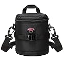 BPAULL Camera Lens Case DSLR Camera Lens Bag Fits for Canon Nikon Pentax Sony Olympus Panasonic and Other Camera Lens