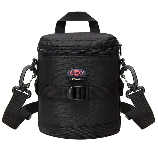 BPAULL Camera Lens Case DSLR Camera Lens Bag Fits for Canon Nikon Pentax Sony Olympus Panasonic and Other Camera Lens
