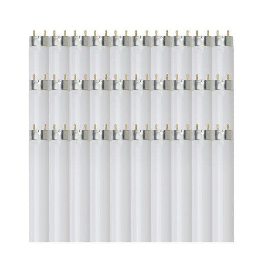 Sunlite F15T8/CW 18-Inch T8 Linear Fluorescent Lamp, 15 Watts, 610 Lumens, 4100K Cool White, Medium G13 Bi-Pin Base, ROHS Compliant, 30 Pack