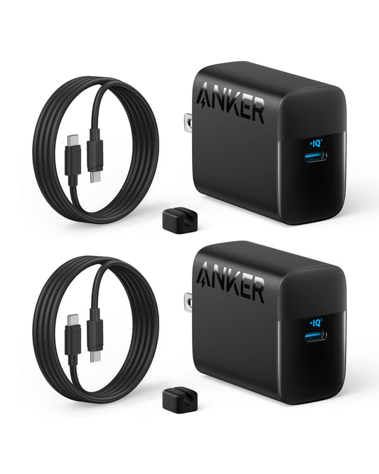 Anker 45W USB C Charger Block, Type C Charger Fast Charging for iPhone 17/16 Series, Phone Charger with USB-C Cable for iPad, Galaxy S24 Ultra