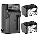 Kastar 2-Pack Battery and AC Wall Charger Replacement for JVC AA-VG1U AA-VG1US AA-VG1USM GZ-E10 GZ-E100 GZ-E180 GZ-E200 GZ-E200AU GZ-E200BU GZ-E200RU
