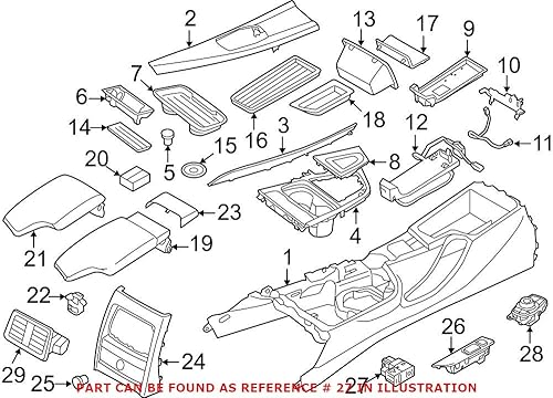 Genuine OEM Audio Auxiliary Jack For BMW F30 F31 F32 F33 F80 F82 F83 320i xDrive 328d 328i 330e 330i 335i 340i 428i 430i 435i 440i ActiveHybrid 3 M3
