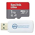 SanDisk 1TB Ultra Micro SD Card for Motorola Cell Phone Works with Moto E 2020, Moto E7, Moto G Power, Edge+ (SDSQUA4-1T00-GN6MN) Bundle with (1)