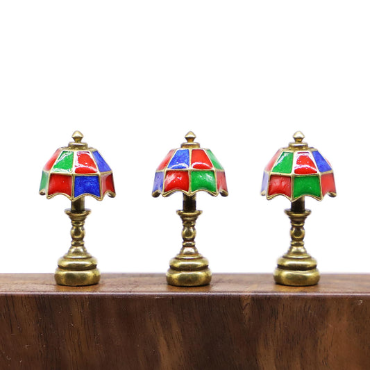 Hinge Head Vintage Lamp, Hinge Decorative Topper, Miniature Magnetic Figurine Door Decor, Whimsical Quirky Home Decor, Micro Lover Gift, Cute Vintage