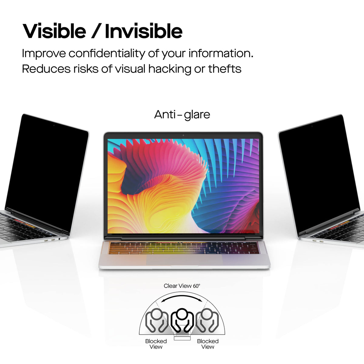 MP Moblie Pixels Laptop Privacy Screen 12.5 inch Filter