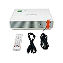 2500 ANSI DLP Projector Perfect for Home Karaoke Nights LED Hybrid Art Design Showcases Classroom Watching Football Baseball Cozy Home Movie Nights