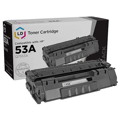 LD Products Replacement Toner Cartridge Compatible with HP 53A Q7553A (Black) Compatible with HP Printer LaserJet P2015, P2015d, P2015dn, P2015x
