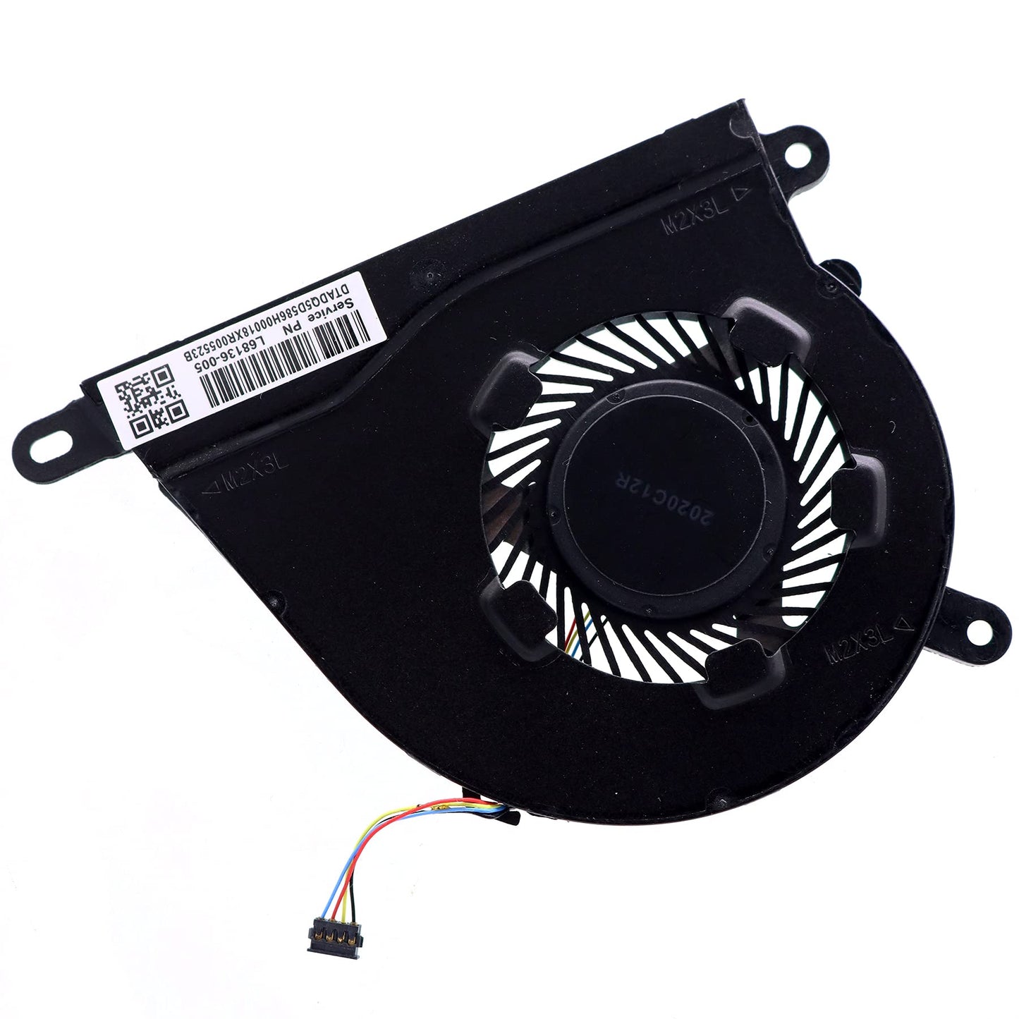 Deal4GO CPU Cooling Fan L68134-001 ND75C07-19A18 for HP 14-DQ 15-DY 15s-FQ 15s-EQ 340S G7 14-DQ0011DX 14-DQ1039WM 15-DY0013DX, Black