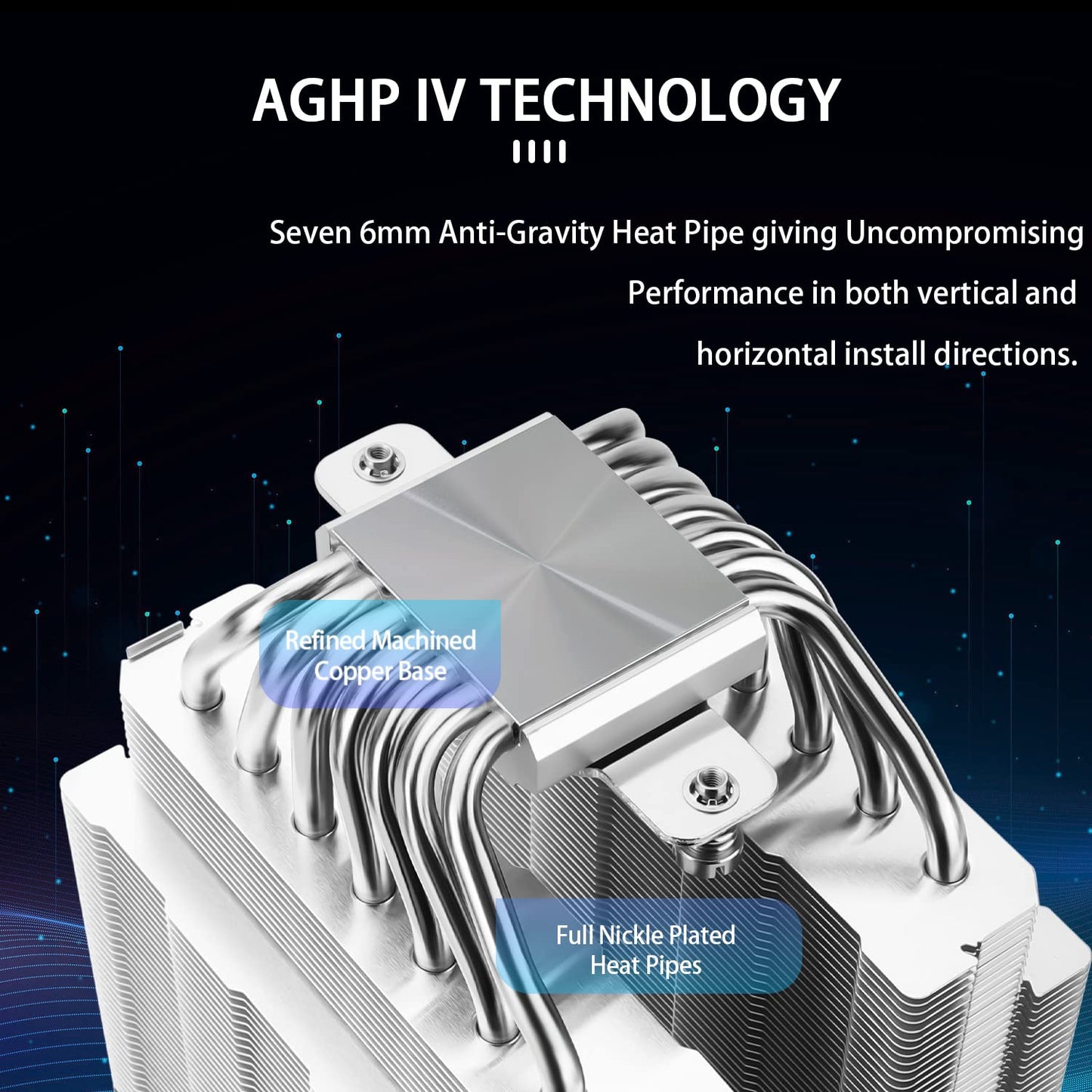 Thermalright Phantom Spirit 120SE CPU Air Cooler, 7 Heat Pipes CPU Cooler,Dual 120mm TL-C12B V2 PWM Fans, AGHP 4.0 Technology,S-FDB Bearing