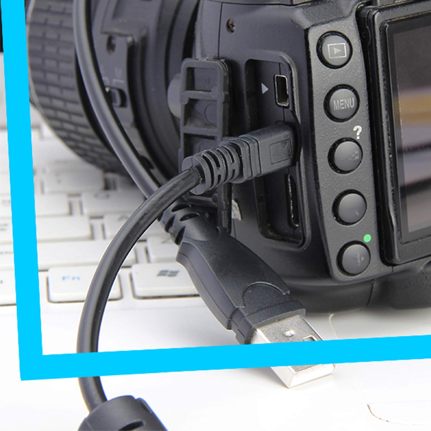 Replacement USB Camera Transfer Data Charging Cable Cord for Sony Cybershot Cyber-Shot DSCH200, DSCH300, DSCW370, DSCW800, DSCW830, DSC-H200