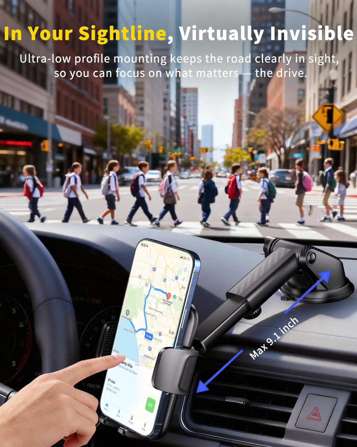 RayLink Phone Holders for Your Car 2026 Ultimate Phone Mount Military-Grade Windshield Dashboard Vent?Newest Best Strongest? Cell Phone Car Mount