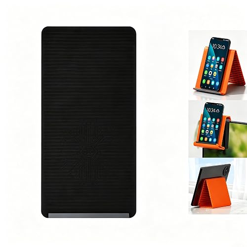 New Portable Foldable Silicone Phone Holder, Flexible Silicone Phone Holder, Multi-Angle Adjustable Stand ? Folded into Any Shape, for Mobile