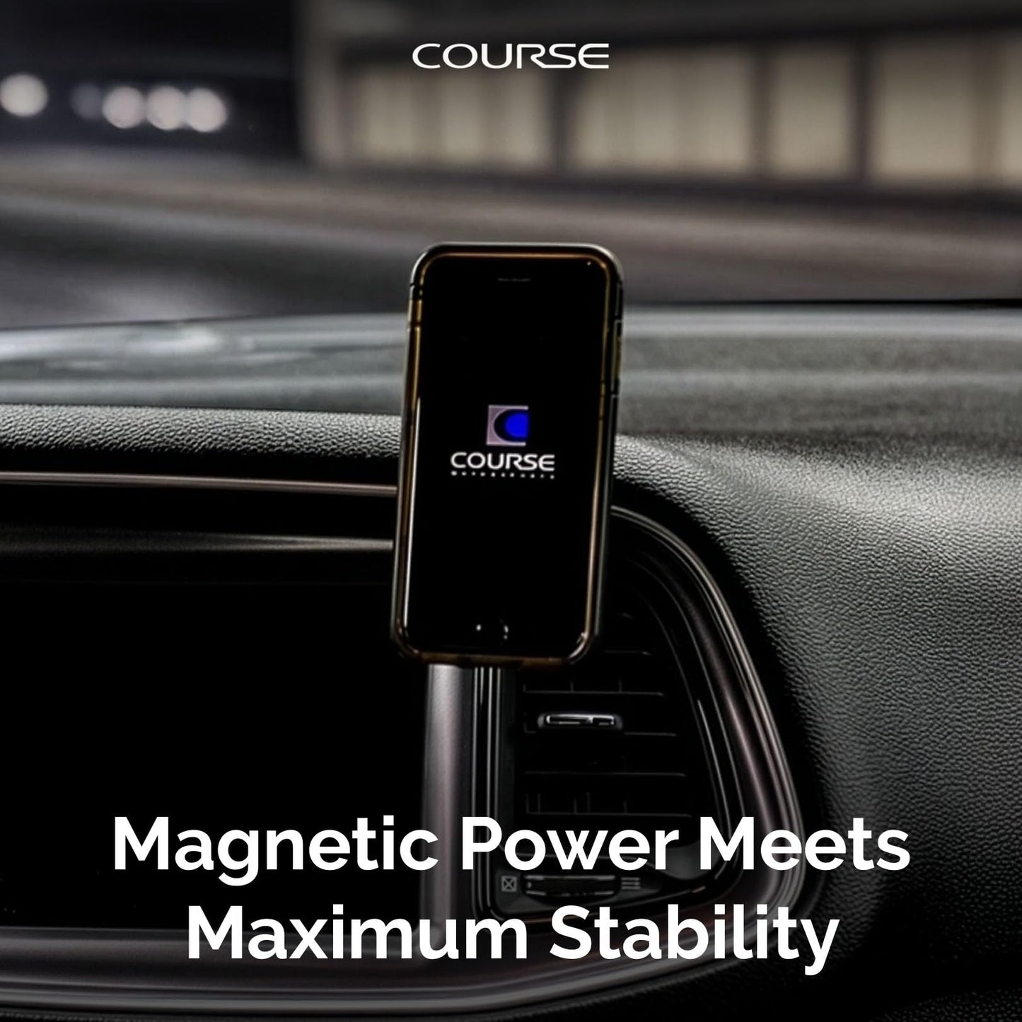 Course Motorsports DirectFit Phone Mount | MagSafe Compatible | Custom Dash Mount | Custom Fit in-Dash Phone Mount | Compatible with Dodge Challenger