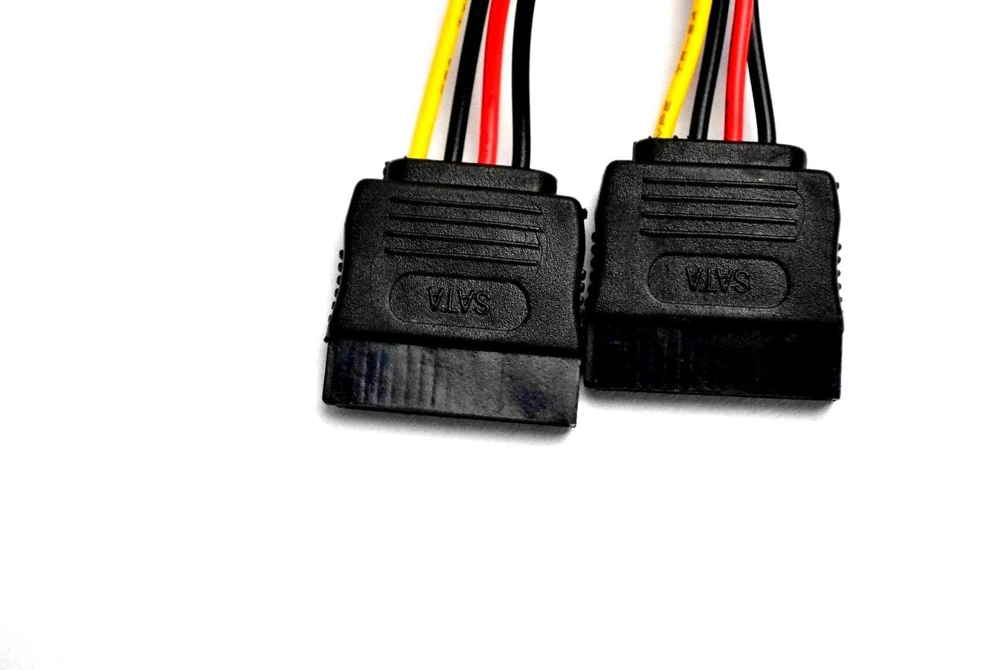Gametown Replacement 15 Pin SATA Male to 2 SATA Splitter Female Power Extension Cable Cord