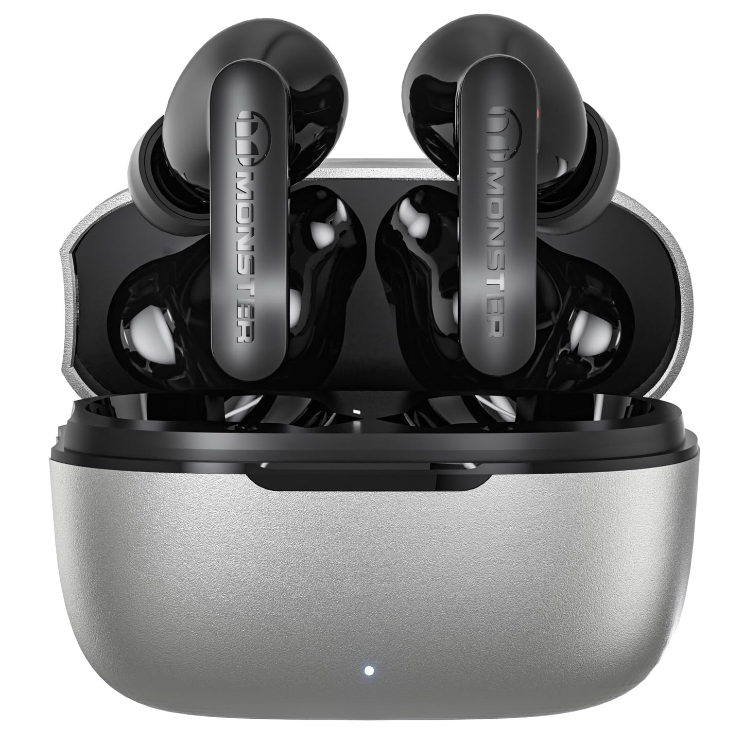 Monster N-Lite Clear Talk Wireless Earbuds Bluetooth 5.3 Headphones, IPX8 Waterproof in-Ear Stereo Earphones 60H Playtime, with Fast Charging…
