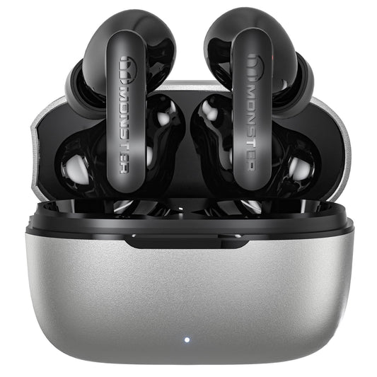 Monster N-Lite Clear Talk Wireless Earbuds Bluetooth 5.3 Headphones, IPX8 Waterproof in-Ear Stereo Earphones 60H Playtime, with Fast Charging…