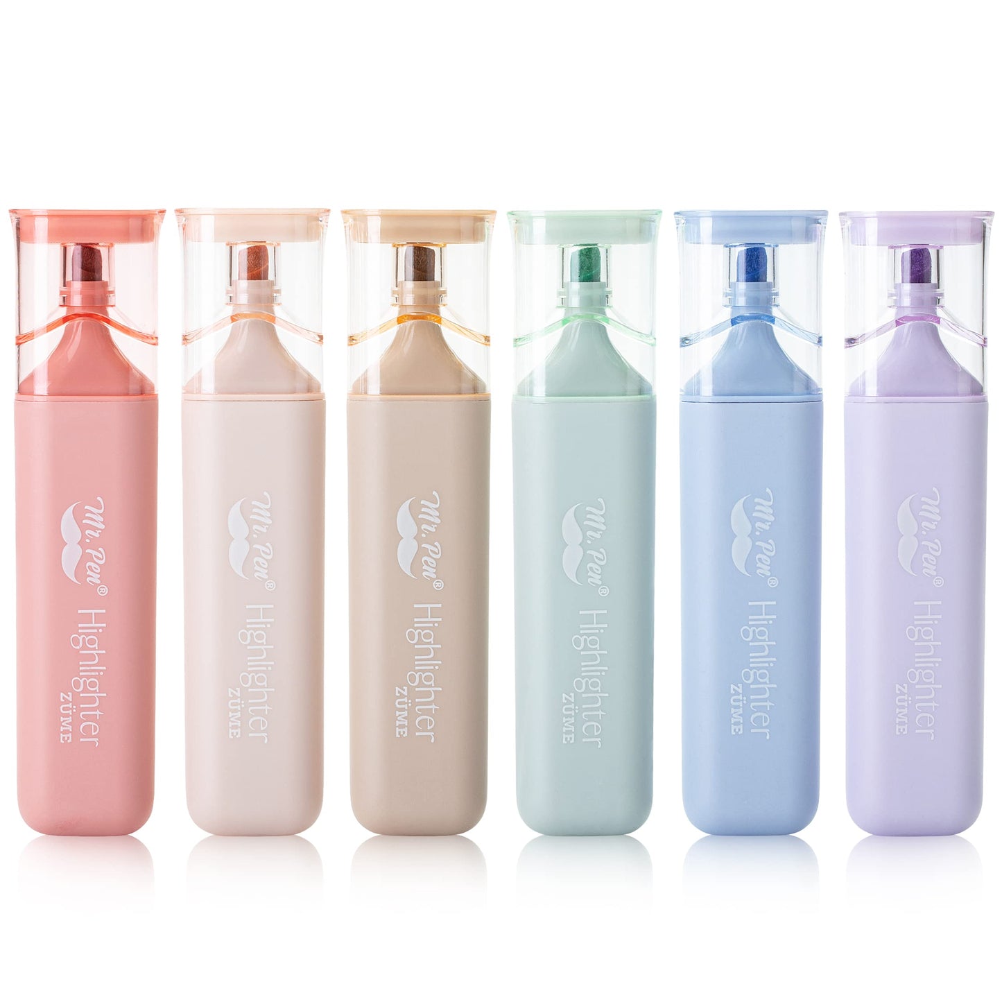 Mr. Pen- Aesthetic Highlighters, 6 Pack, Morandi Colors