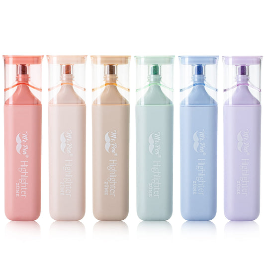 Mr. Pen- Aesthetic Highlighters, 6 Pack, Morandi Colors