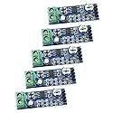 Newzoll 5Pcs LM386 Audio Amplifier Module for Arduino EK1236, Mono Board 200x Gain, Low Voltage DIY Circuit for Speaker, Solo 5-12V Operation, 10K