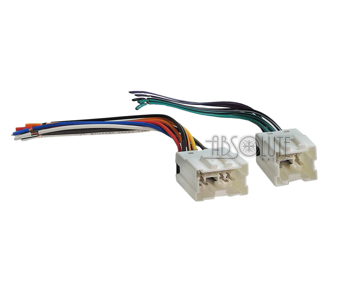 Absolute USA ABS95-7404S Fits Nissan Maxima 2004-2006 Double DIN Stereo Harness Radio Install Dash Kit Package
