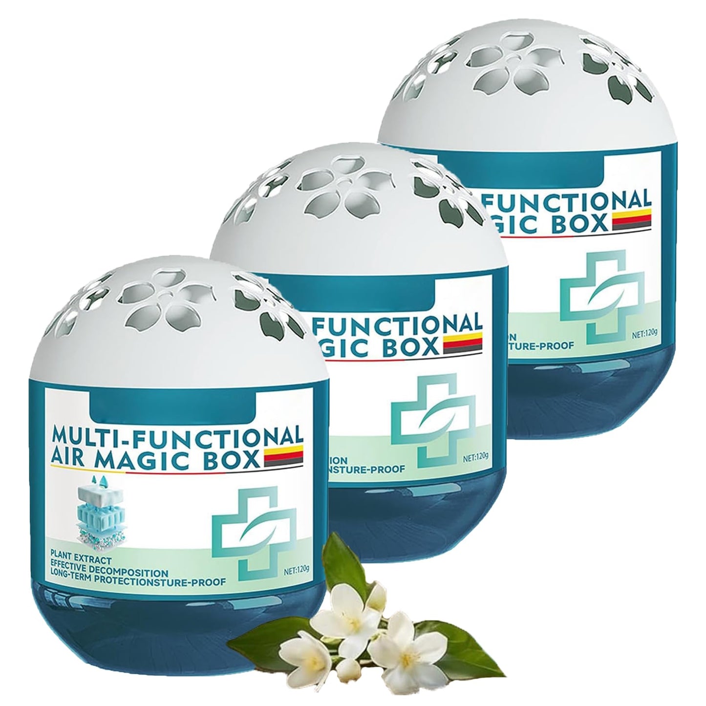 Indoor Air Purification Dust Removal Magic Box, Multi-Functional Air Magic Box, Plant Extract Air Freshener, Automatic Dust Absorber for Bedroom