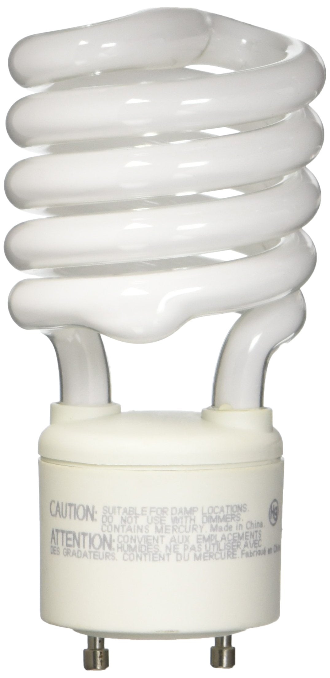 TCP SpringLamp CFL, 100W Equivalent, Soft White (2700K), GU24 Base Spiral Light Bulb