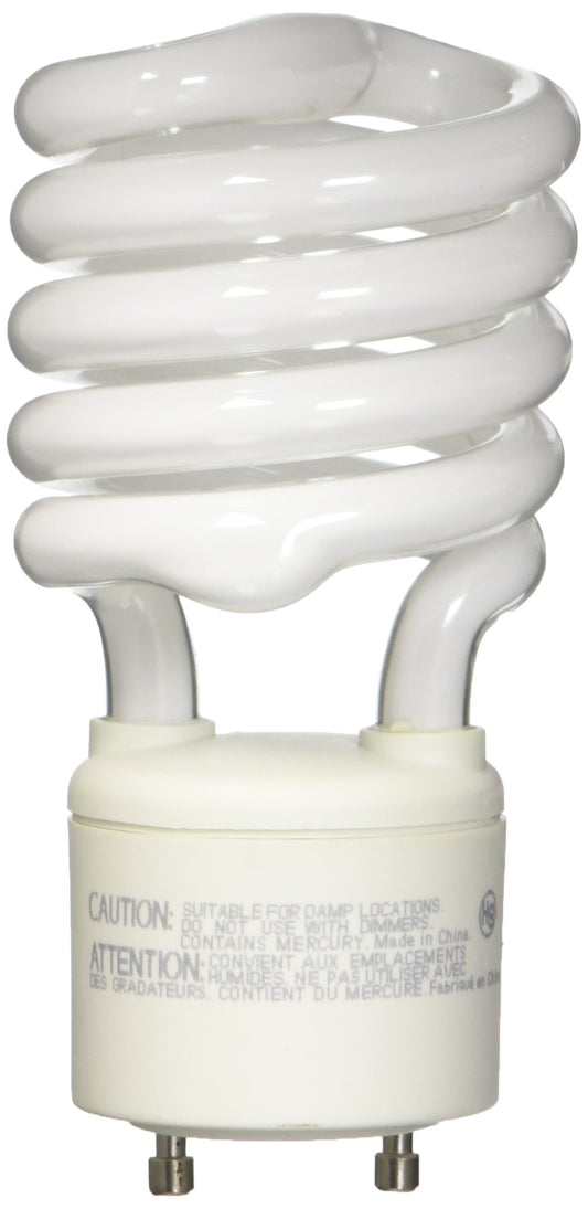 TCP SpringLamp CFL, 100W Equivalent, Soft White (2700K), GU24 Base Spiral Light Bulb