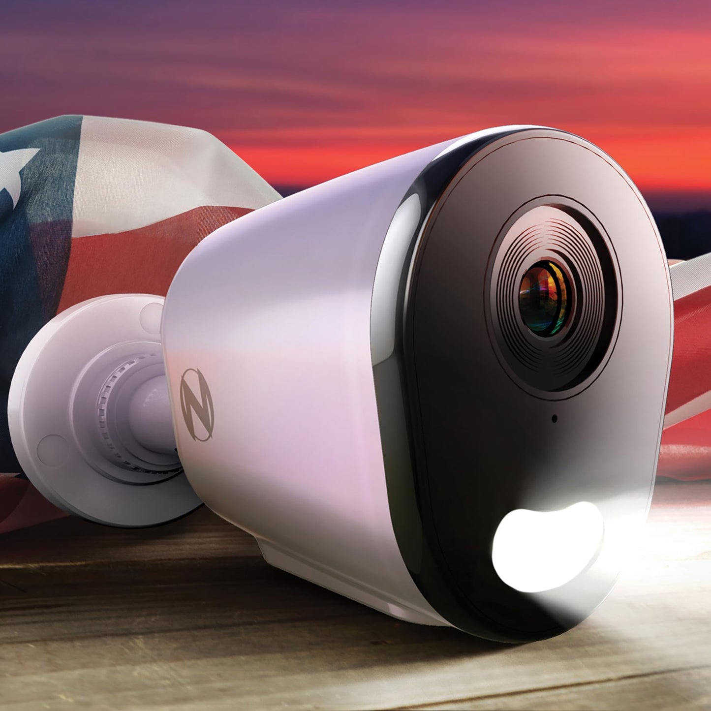 Night Owl Add On Wired IP 4K HD Indoor/Outdoor Deterrence Bullet Camera with 2-Way Audio (1-Pack) (Bullet - 1 Pack)