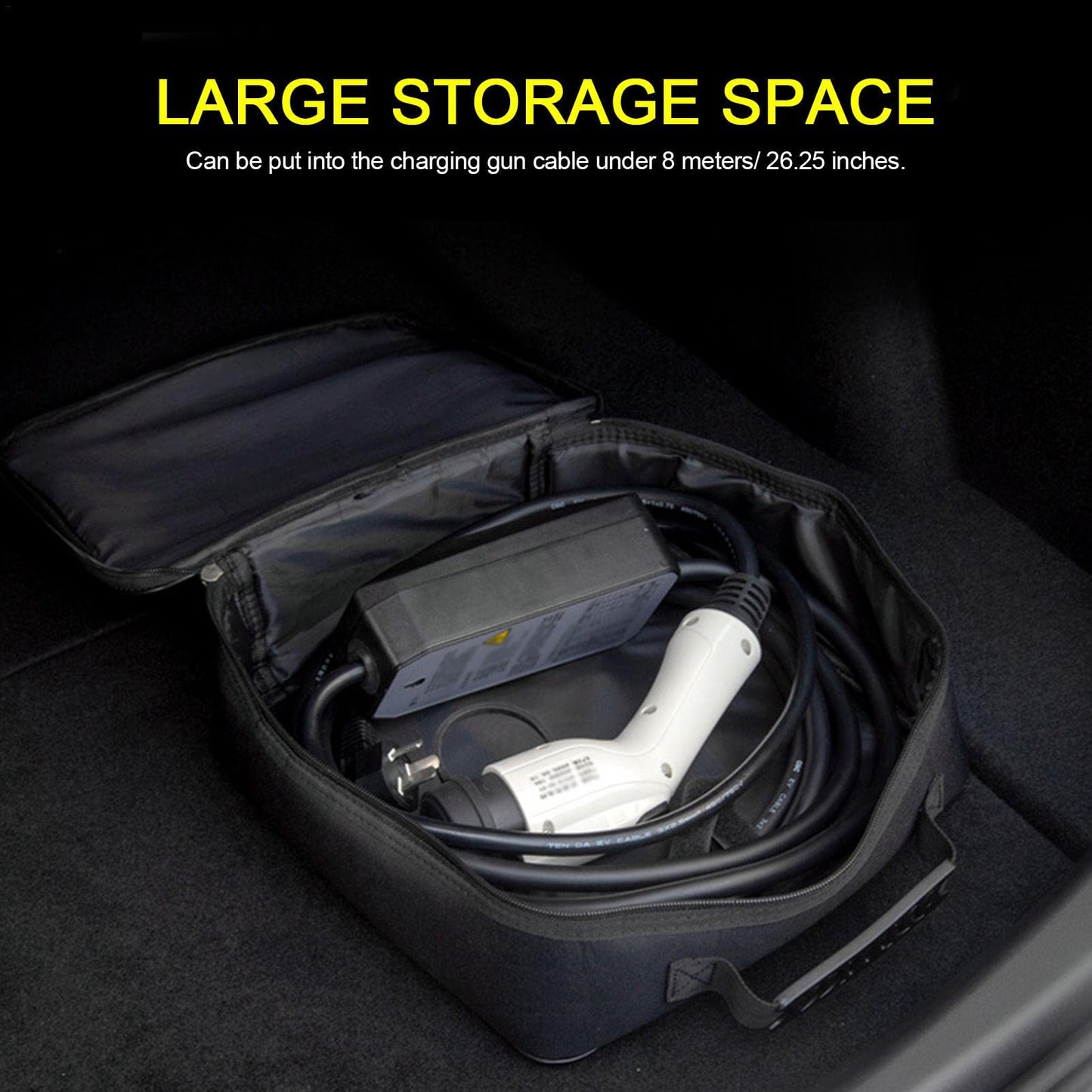 Cable Bag,Portable,Waterproof,Flame Retardant,Hoses and Tools Storage,EV Cable Bag, Cable Carry Bag,Tool Cable Bag,Cable Organizer & Storage,Storage &