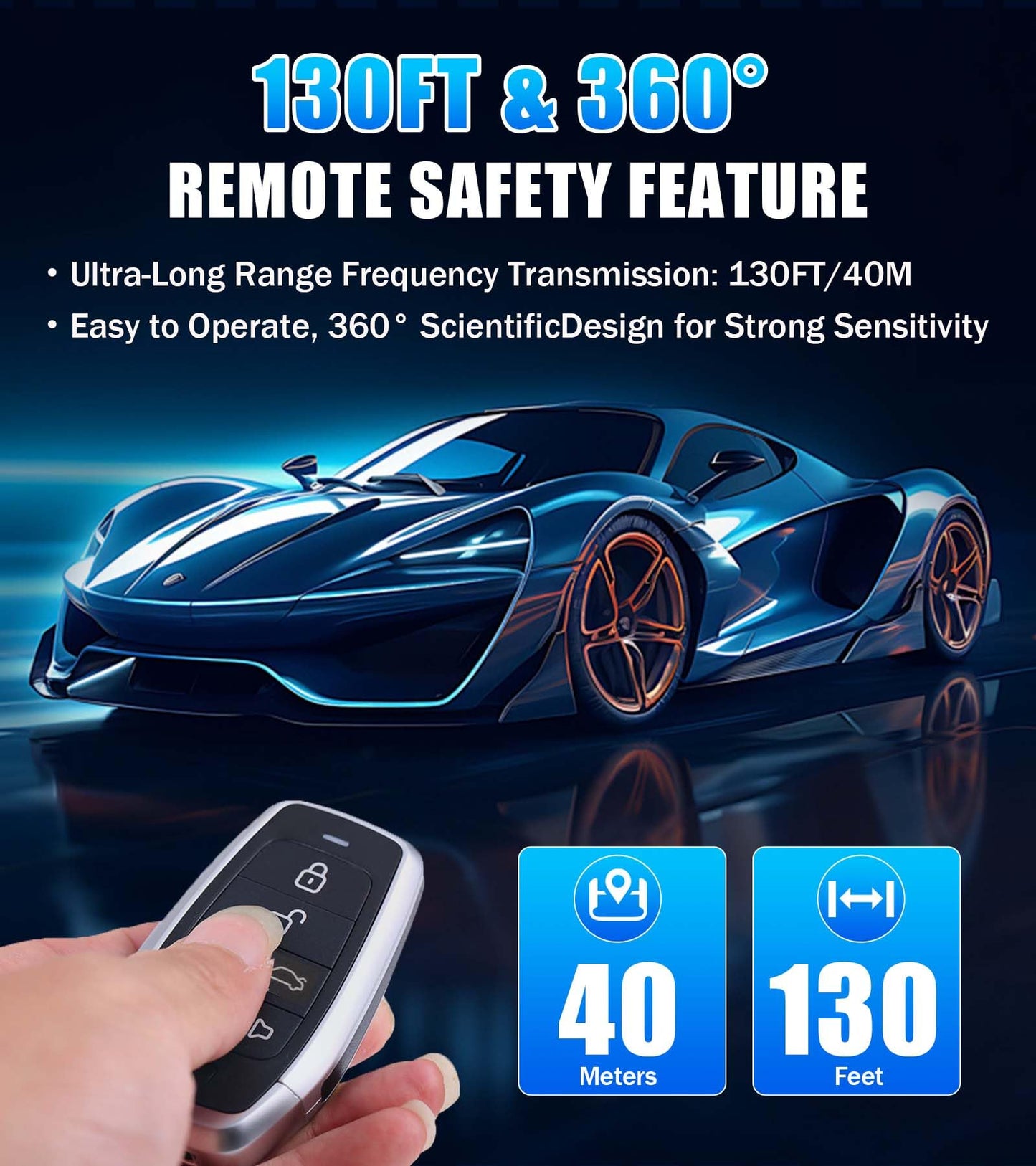Autel Ikey MaxiIM IKEYTOP10 Universal Smart Key 10 Pack, for Chrysler Dodge Hyundai BMW GM H0nda Nissan Vehicles Key Replacement, 315/433MHz