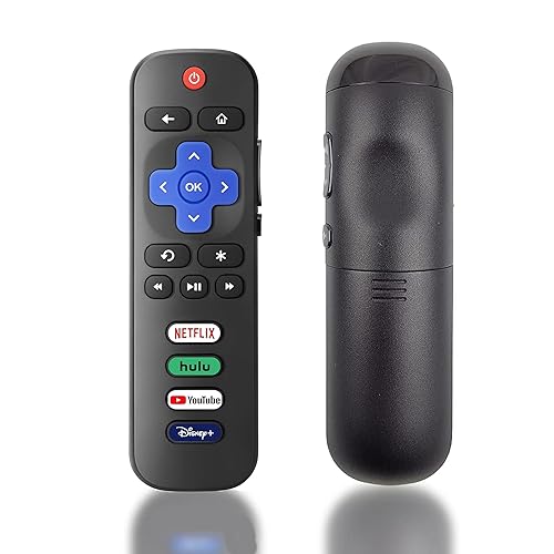 (2pcs) Replacement Remote Control Only for Roku-TV, for TCL Roku/Hisense Roku/Onn Roku/Sharp Roku/Element Roku/Westinghouse Roku/Philips RokuSmart TVs