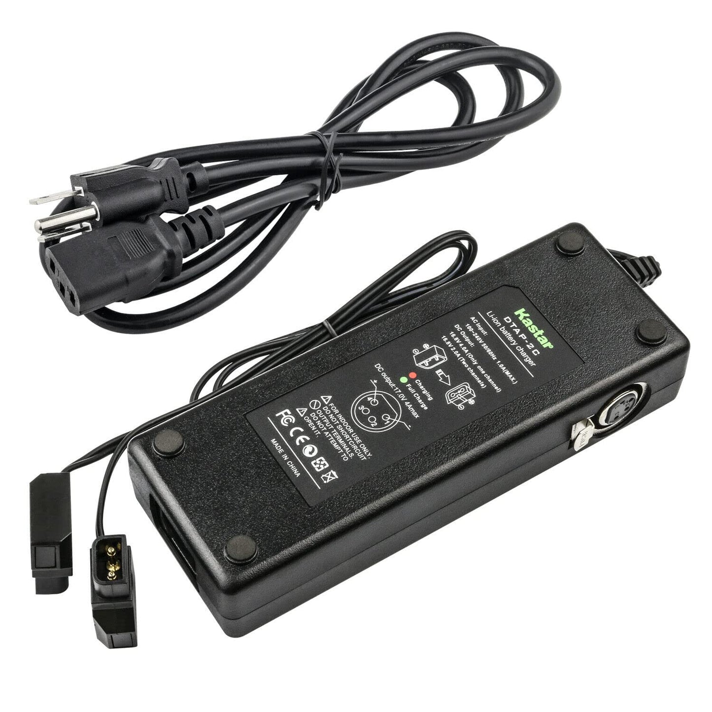 Kastar BP-C160 Dual D-Tap Charger Replacement for Anton Bauer Dionic XT90 Gold Mount Lithium-Ion Battery, Anton Bauer Dionic XT150 Gold Mount