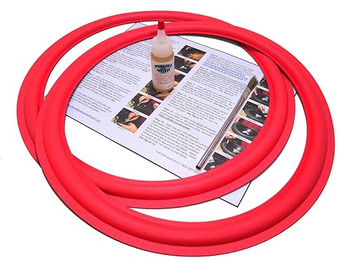 Cerwin Vega 15" Flat Attach Speaker Foam Surround Edge Repair Kit - 2 Speaker Kit - Compatible with Cerwin Vega D-9, DX-9, 152-WR, 15W-4, 15W-6, 154W
