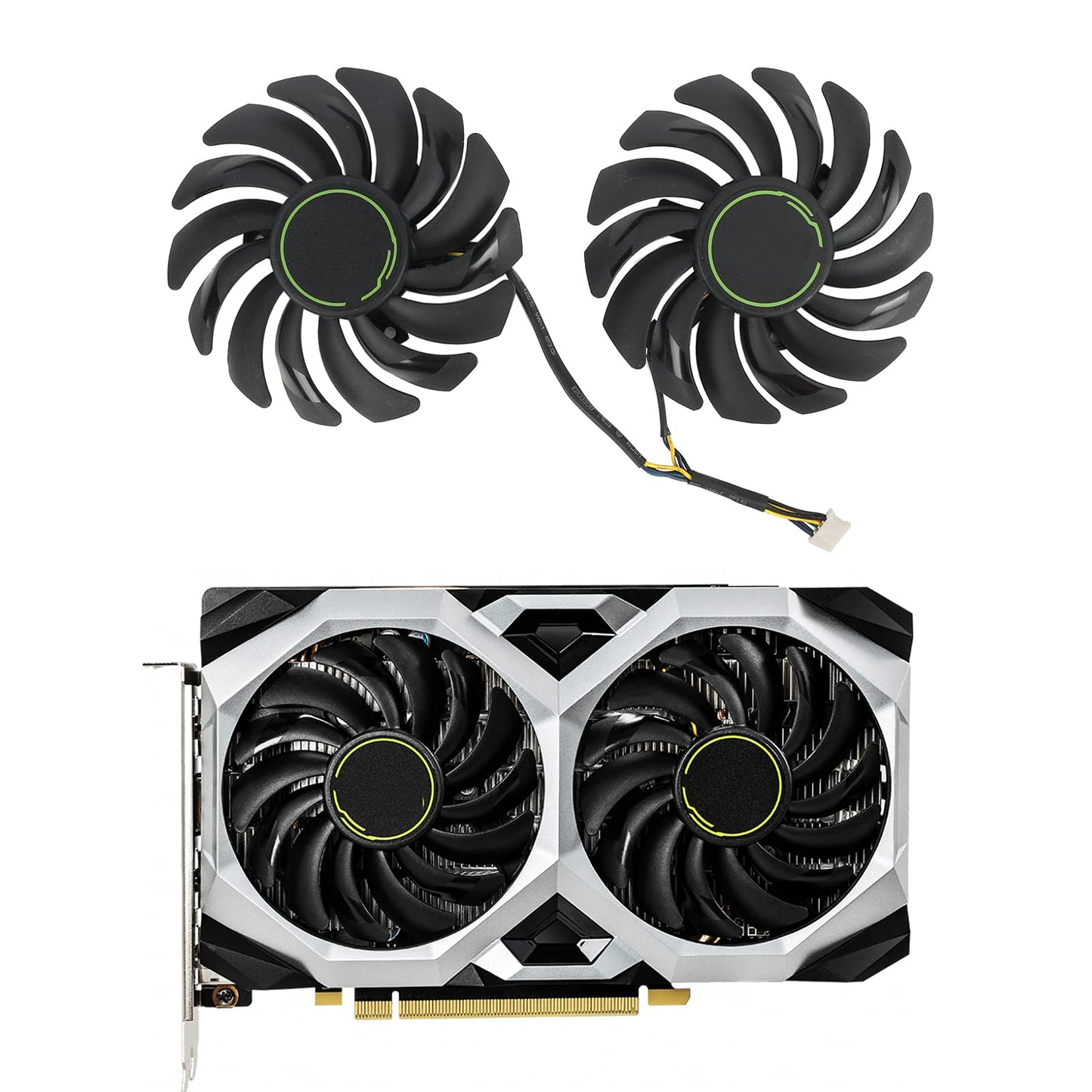 inRobert 87mm RTX-2060-GPU-Cooling-Fan for MSI-GTX-1660-Ti-SUPER-VENTUS-XS-Graphics-Card-Fan-PLD09210S12HH