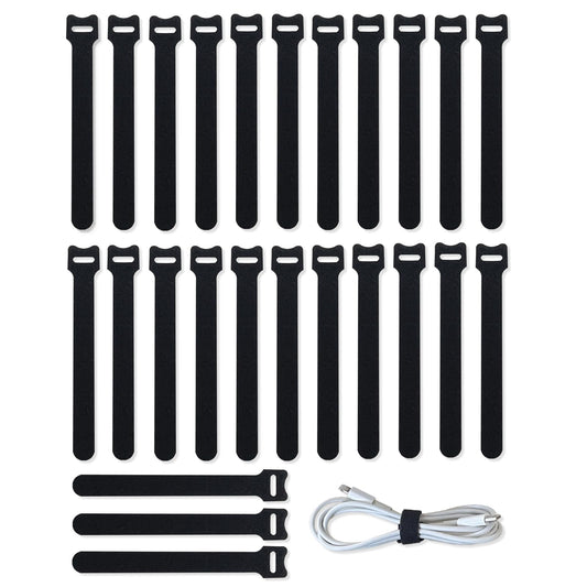 100PCS Reusable Cable Ties, Multi-Purpose Cables Management for Electrical Charging Cords, Wire Ties, Cord Ties, Cable Straps, Adjustable, Heavy Duty
