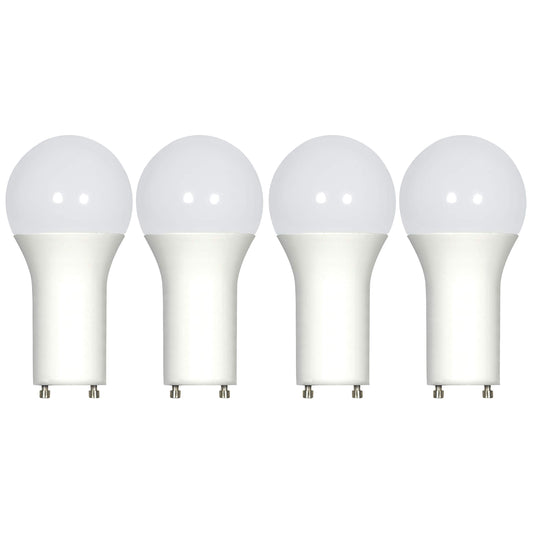 KOR GU24 A19 LED Bulbs, 100W Equivalent, 15W, 4000K Cool White, 4 Pack