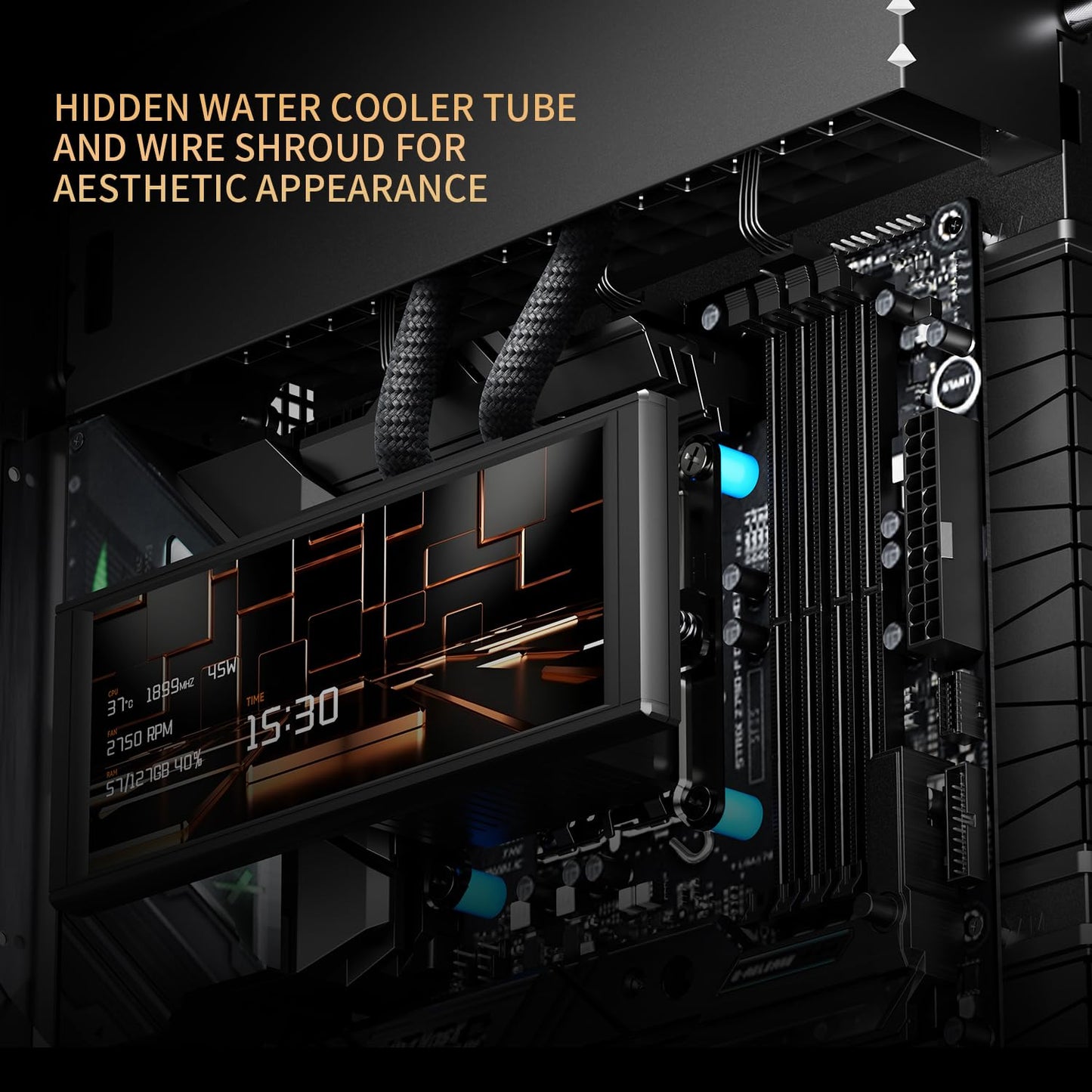 Thermalright A70ATX Gaming Case Three-Sided Pillar-Free Panoramic Glass Panel ?Type-C Port mid-Tower Computer case Tool-Free Quick-Release Vertical