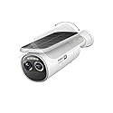 Baseus S2 4K Solar Security Cameras Wireless Outdoor - Radar+PIR Detection, AI Face Recognition, Auto Sunlight-Tracking, Color Night Vision, IP67, No