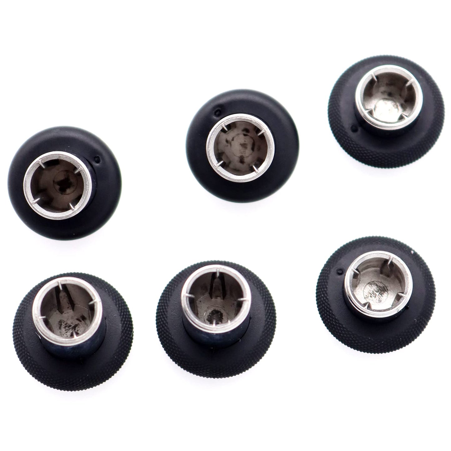 Deal4GO 6 Pack Swap Magnetic Thumbstick Set Replacement for Xbox One Elite Controller Analog Sticks Black