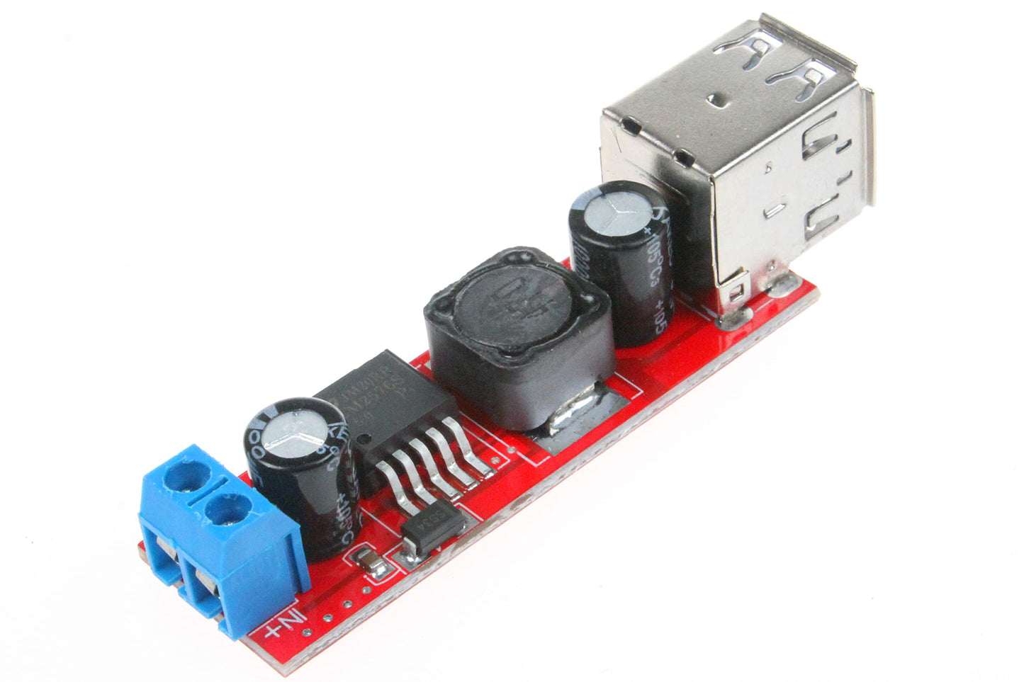 NOYITO 5V 3A Dual USB Power Supply Module DC12V 24V 6-35V Buck to 5V Adaptive Current Dual USB Output Charger Regulators
