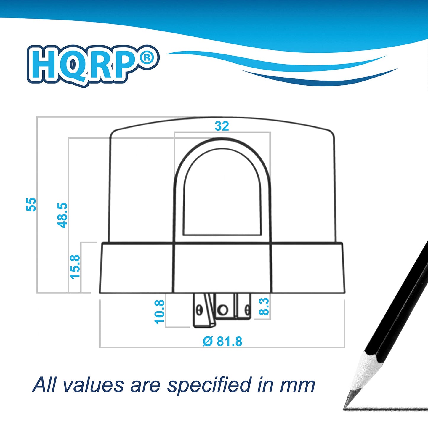 HQRP Photocell Sensor Outdoor Light Switch Dusk to Dawn Photoelectric Control Twist Lock Plug for Led Barn Light, Door Lights, Street Light, Parking