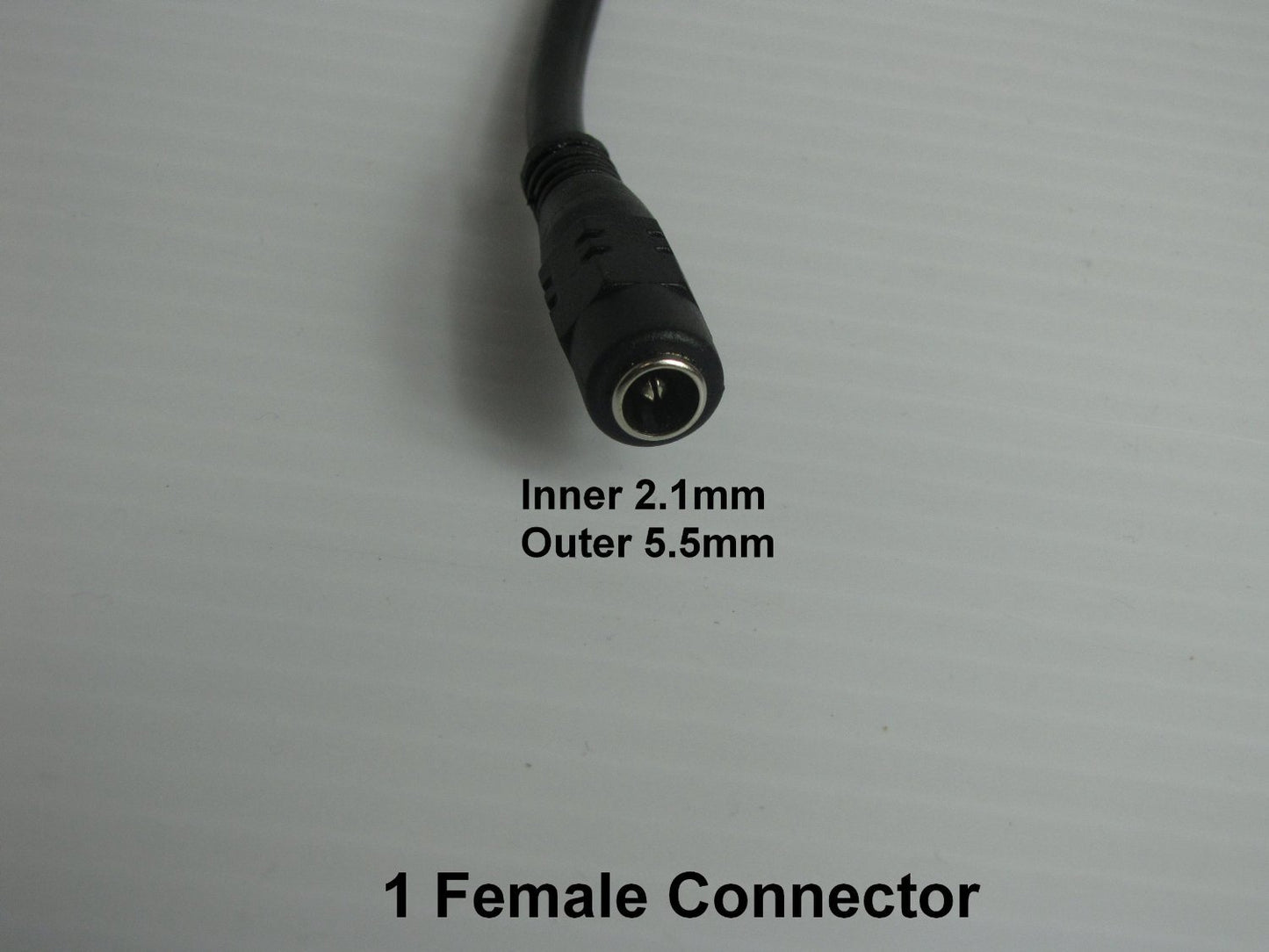 BW Security Camera 8Ch Power Supply Splitter Cable 1 Female 8 Male 2.1mm Adaptor