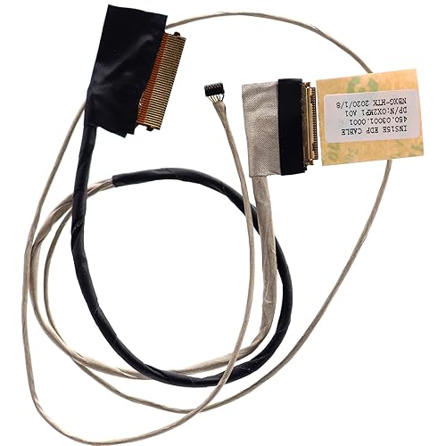 Deal4GO HD 15.6" LVDS LCD eDP Cable Video Flex Cable for Dell Inspiron 15 3551 3552 3558 3559 3568 450.03001.0001 0X2MP1 X2MP1