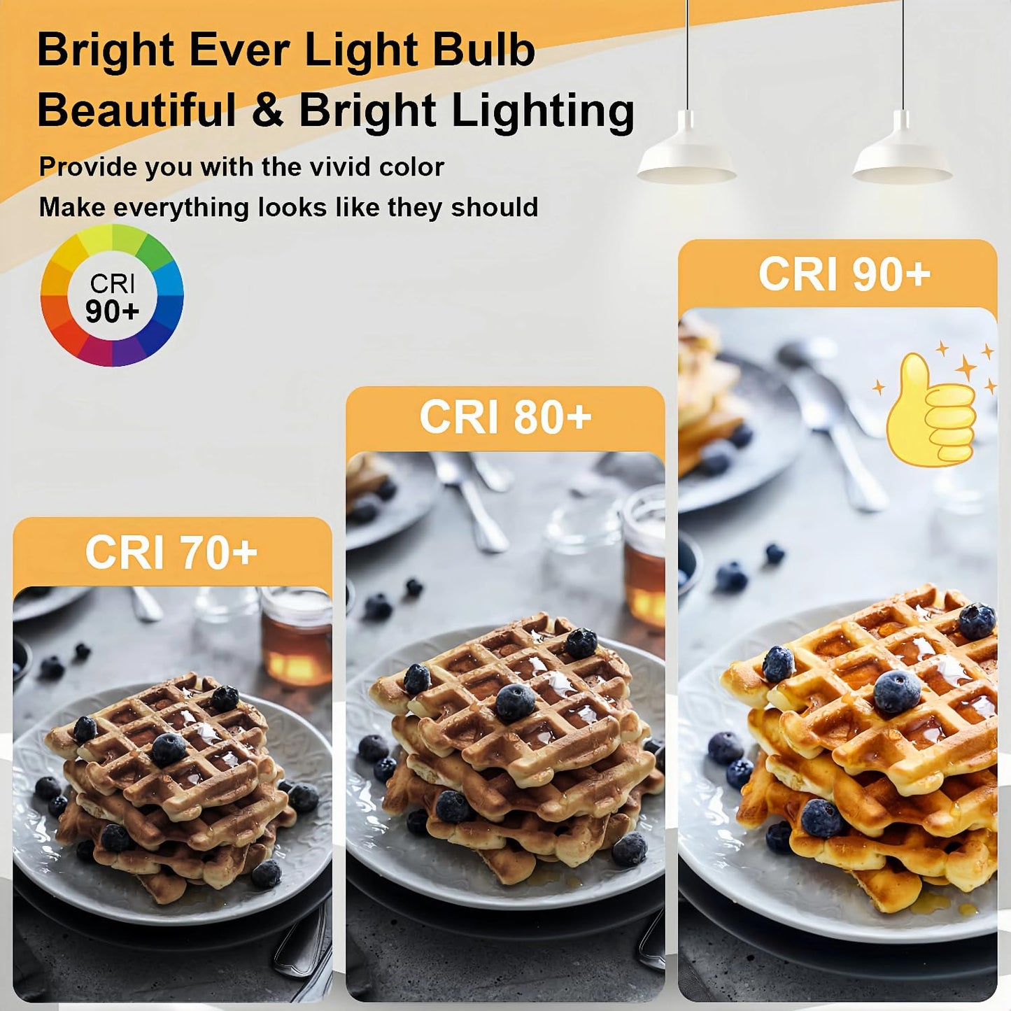 Jacqueny Frosted Glass G25 Globe Light Bulbs 60w Eq, Moisture Resistant G25 Dimmable LED 6W 450LM 2700K 6PCS with 360° Beam Angle, E26 Vanity Bathroom