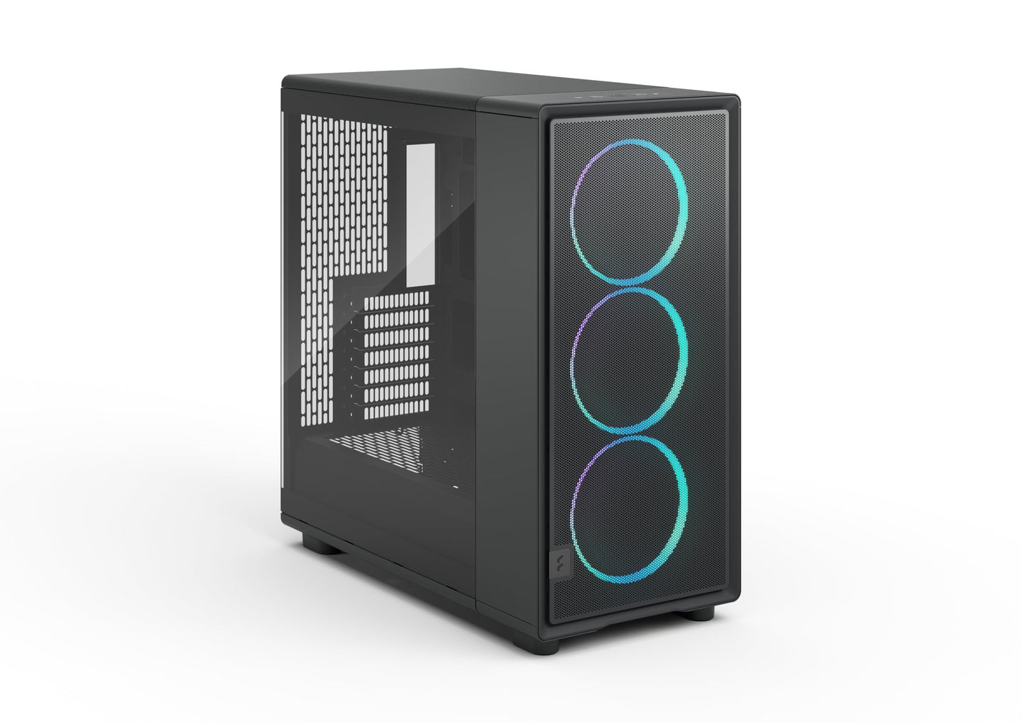Fractal Design Epoch XL Black RGB - Tempered Glass Light Tint - High Airflow PC Gaming Case - Mesh Front Panel - Three Momentum 14 RGB Fans