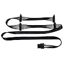 EASWEL PCI-E 6Pin 1 Male to 4 SATA Modular Power Supply Cable for Corsair RM850 RM1000